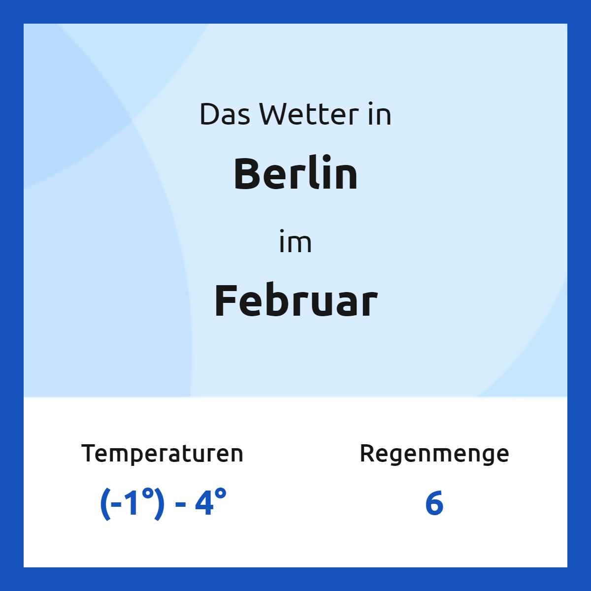 Berlin Wetter im Februar 2025 Berlin 14Tage