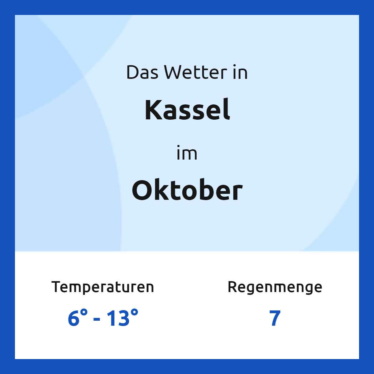 Kassel Wetter im Oktober 2024 Kassel 14Tage